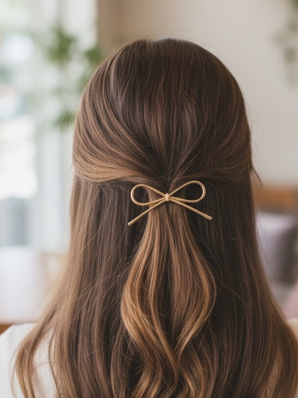 Trendy "Just Bow-lieve" Minimalist Cute Hair Clip